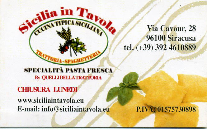Sicilia in Tavola