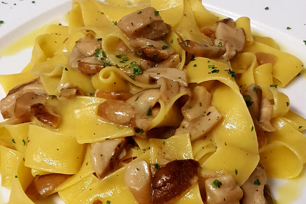 pappardelle ai funghi porcini